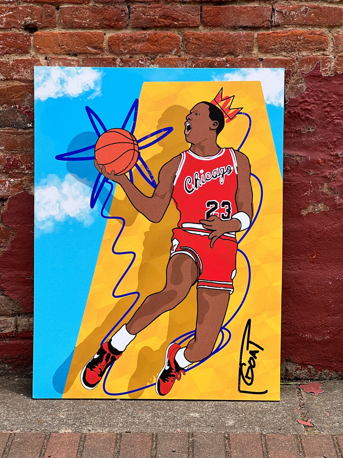 In the clouds Jordan Print